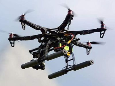 Rotary Wing Drones High-Payload Capacity for Multi-Sensor Data Collection