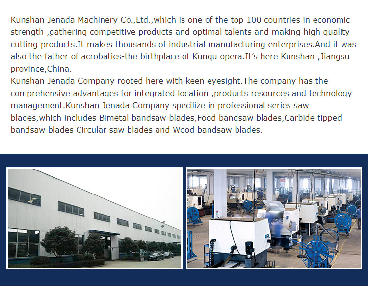 Multi-tool cutting meat bone frozen fish band saw blades manufacture