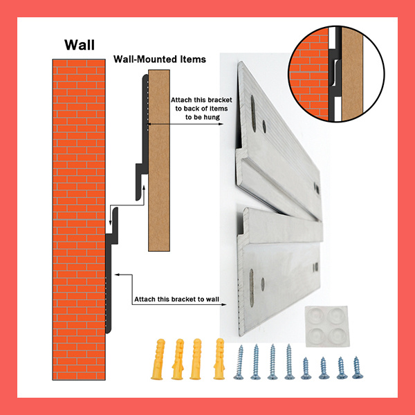 Sagen Sie Abschied von wackligen Rahmen und schiefen Spiegeln mit Hangman Heavy Duty Befestigungshardware