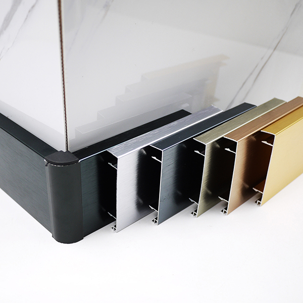 Protect your walls and hide unsightly wires with aluminum skirting profiles