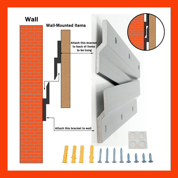 La solución perfecta para espejos pesados - clipes de gran resistencia para colgar