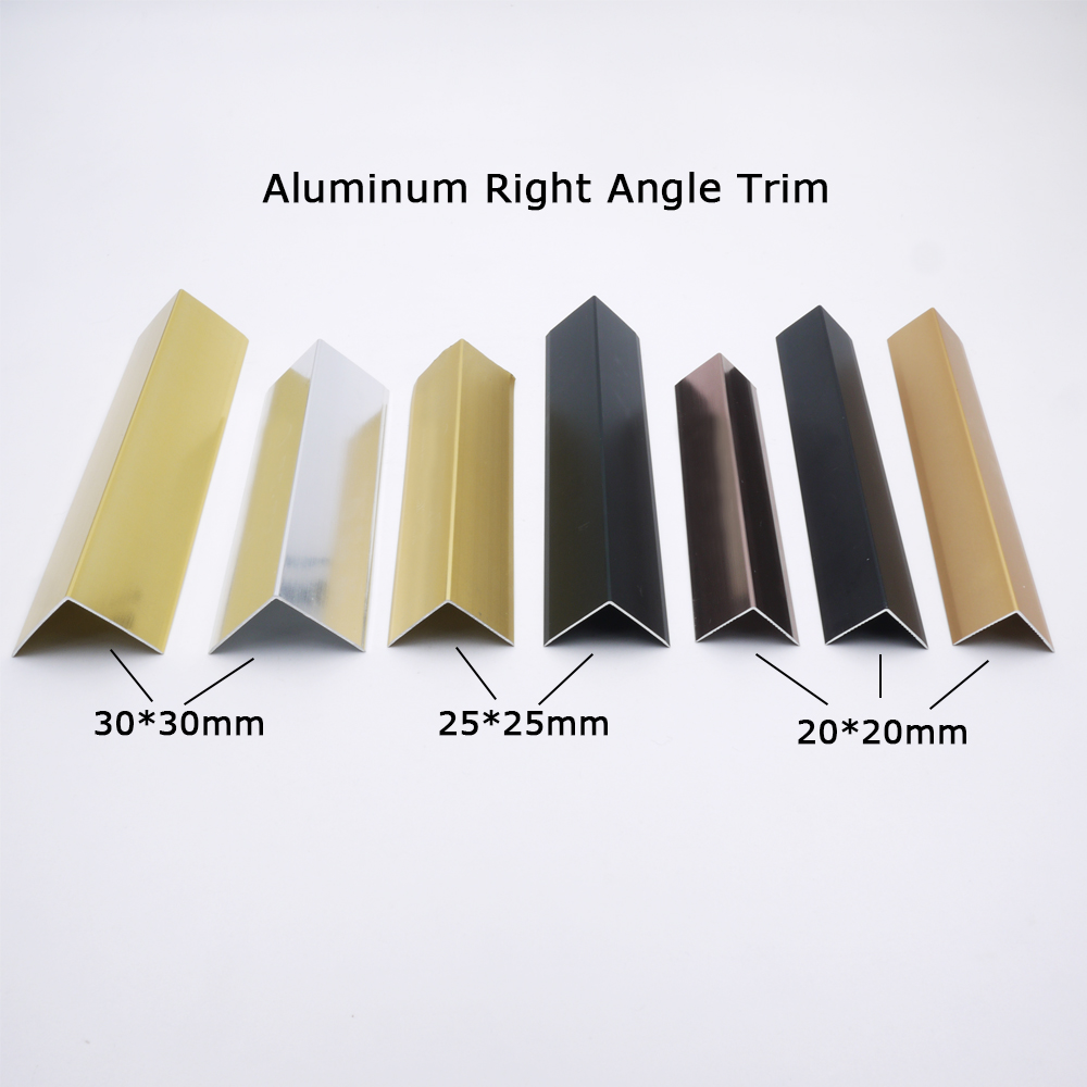 Mattschwarz Alu Winkelabschluss Leitfaden