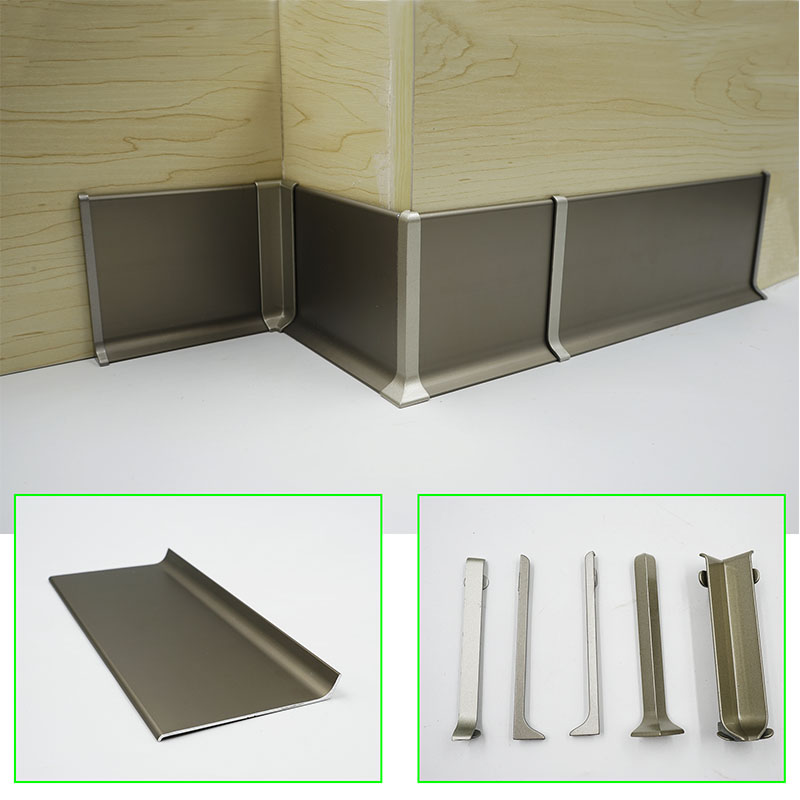 Minimalist Self-Adhesive Aluminum Skirting Board - Ready in Stock