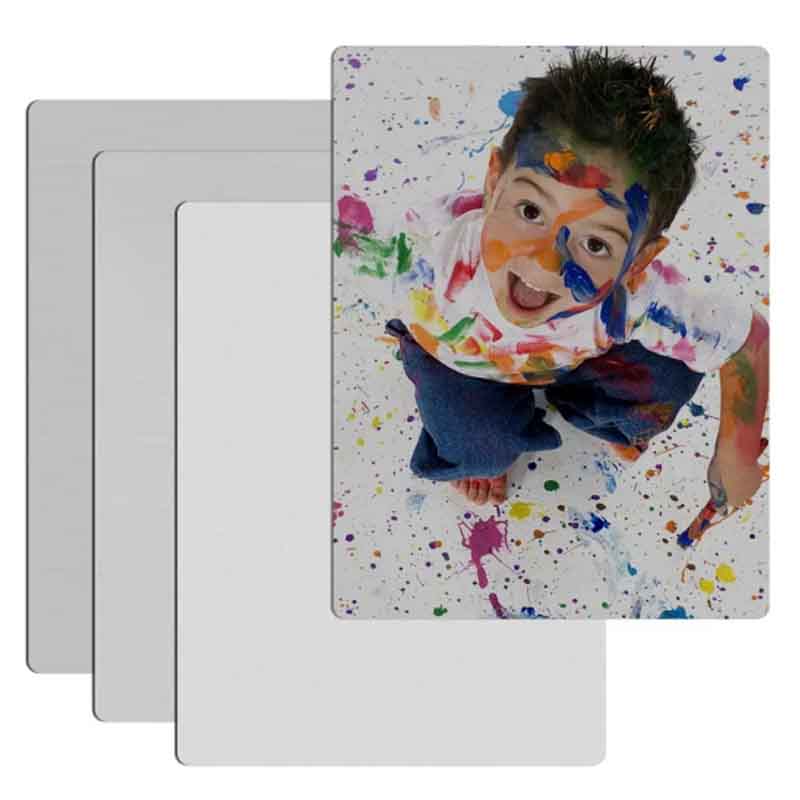 Ġewwa ta' Qualità HD Print Metalliku tal-Ħajja Persunalizzata Glossy Sublimation Blank Lappja Aluminju
