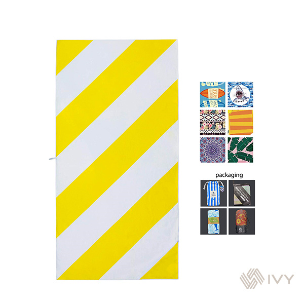 كيفية استخدام منشفة شاطئية مصنوعة من الألياف الدقيقة