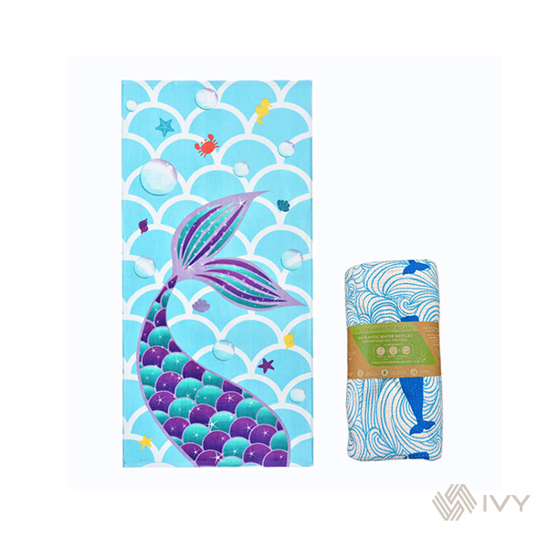 Nyt rask tørring med tynne strandhandklaer