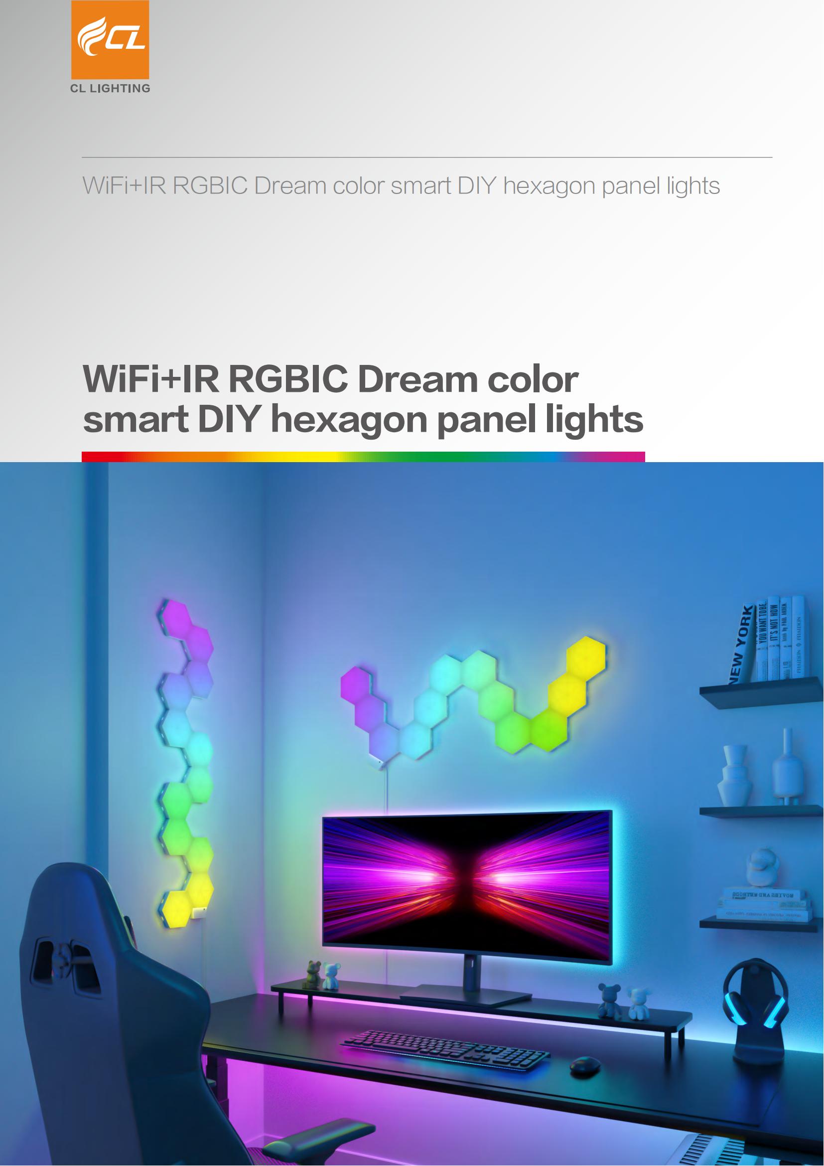 dream-color-smart-hexagon-wall-light-panel-china-dream-color-smart