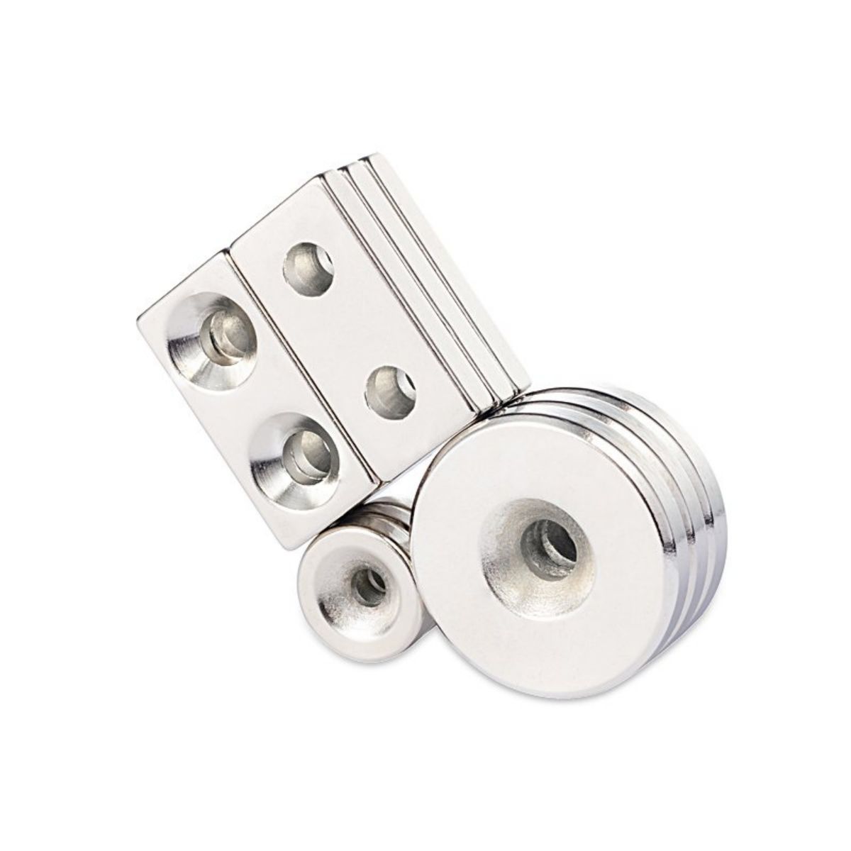Countersunk magnets for heavy-duty applications".
