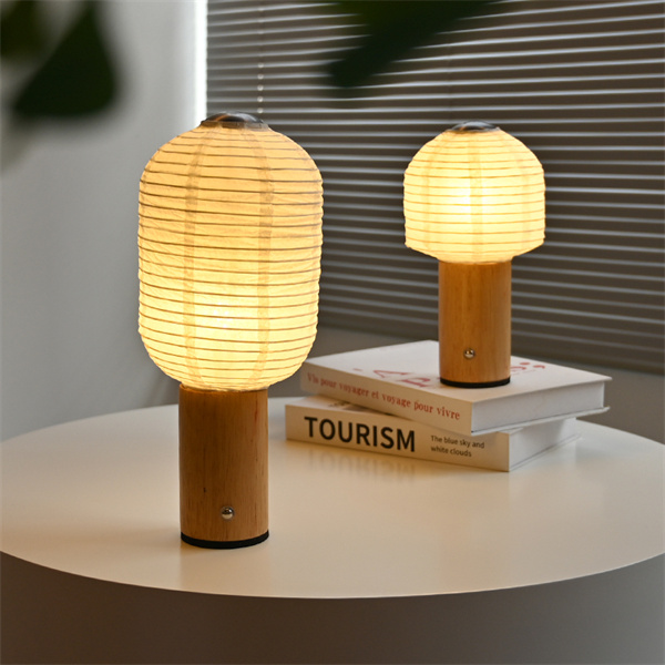 Elevate your home's style with a modern rice paper floor lamp