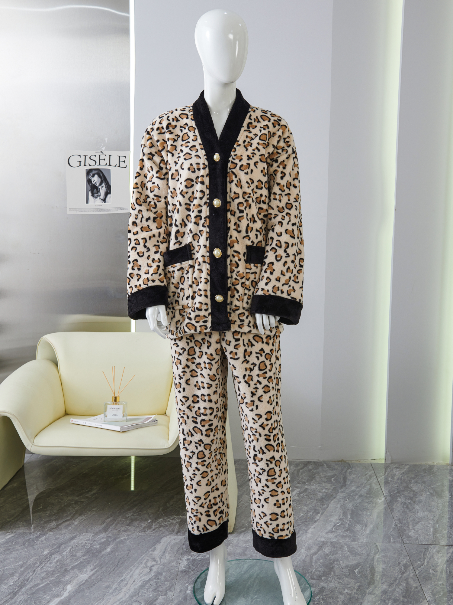 FLANELLINO STAMPATO PER ABBIGLIAMENTO DOMESTICO