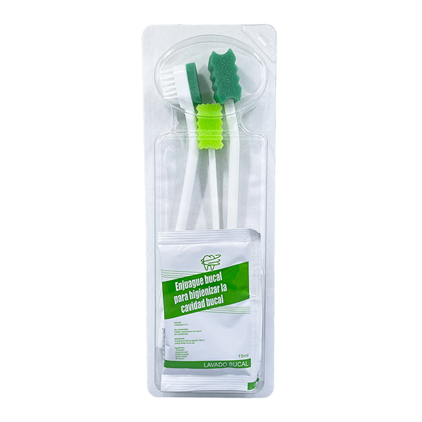 مجموعه سوزن جذب فشرده و قابل حمل برای تمیز کردن دهان در حال حرکت.