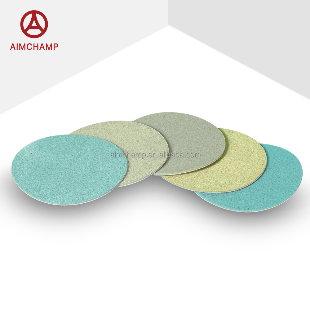 Aimchamp Ultra-Fine Trizact Abrasives Skumskivor Granit Polering Superfin Refinishing 6-tums slipmaskin Slipskiva fabrik