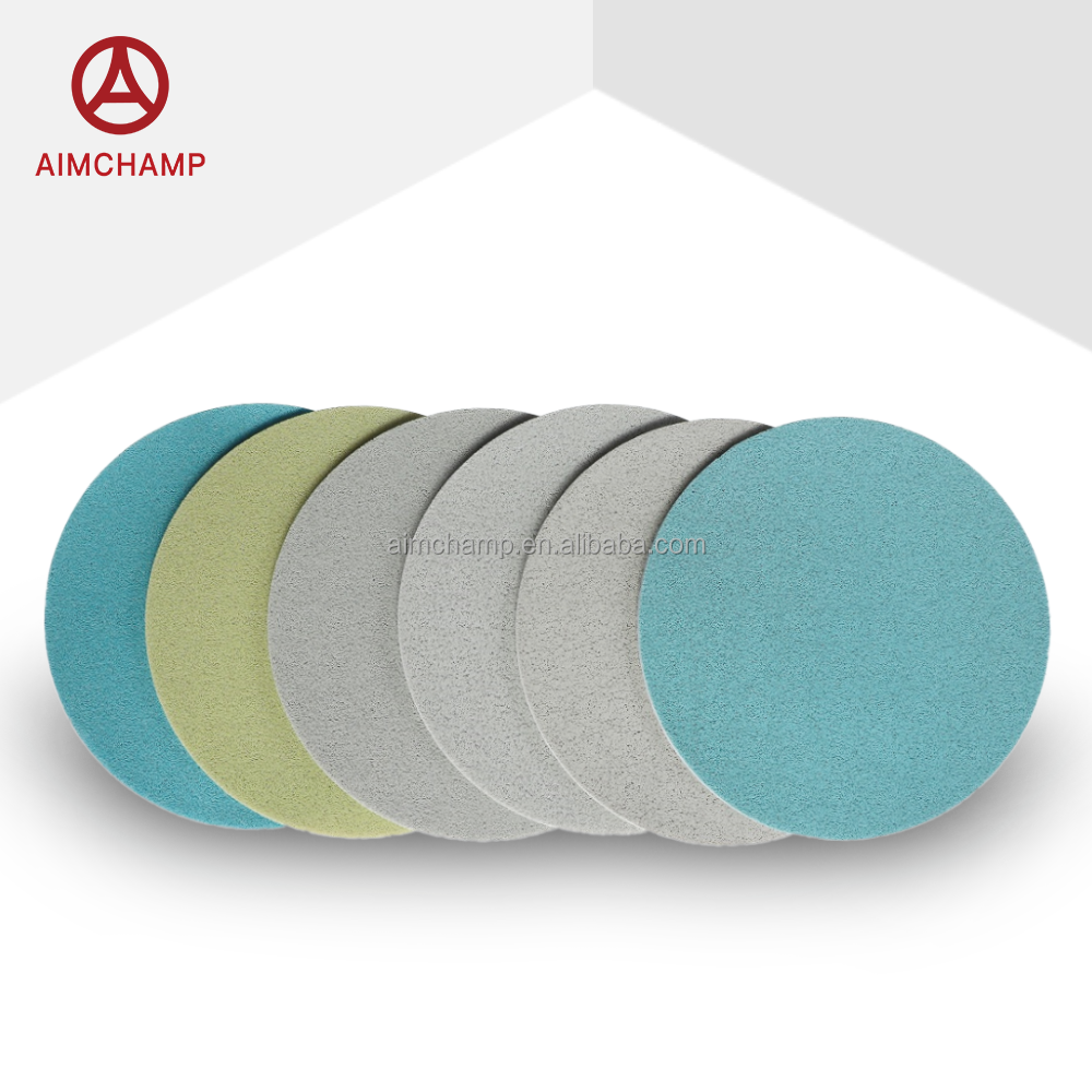 Aimchamp Ultra-Fine Trizact Abrasives Skumskivor Granit Polering Superfin Refinishing 6-tums slipmaskin Slipskivor leverantör