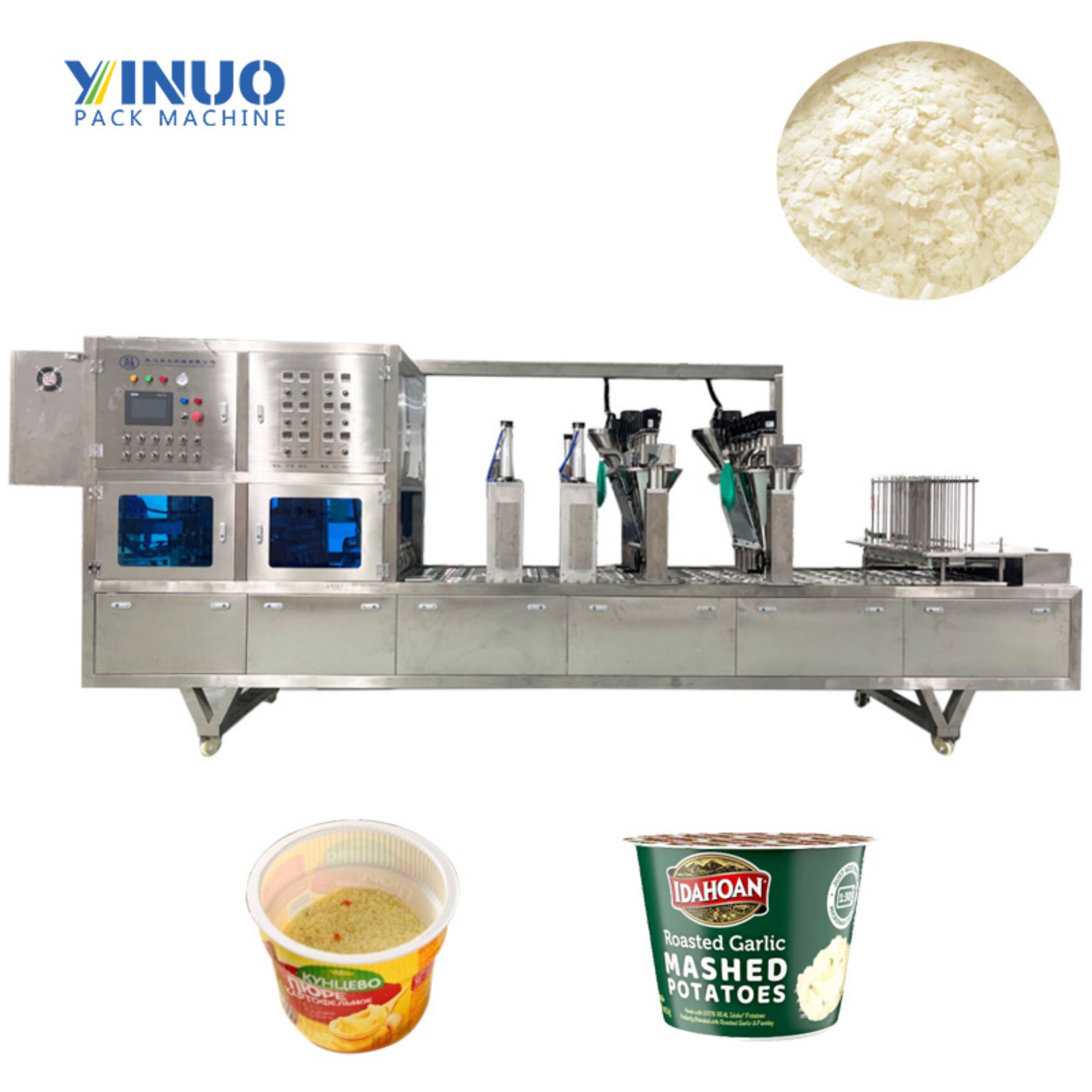 New Model Hot Selling Potato Powder Cup Filling and Sealing Packing Machine