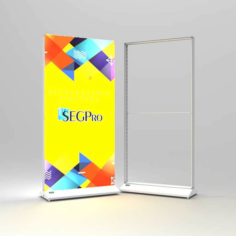SEGPRO Fabric Rechargeable Light Box DisplayLT-ALF85-T3