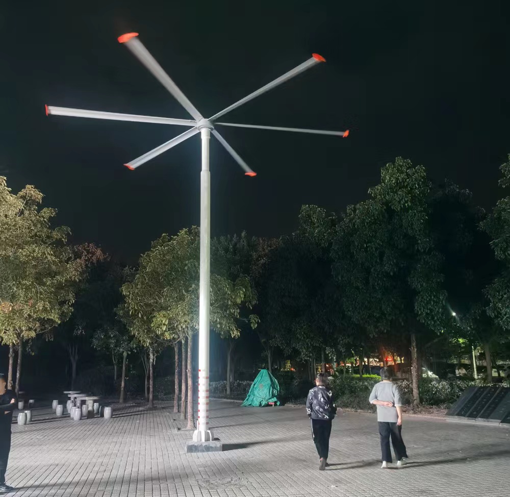 Manufacturing 16ft 5m diameter high volume low speed  giant fan pole type fan supplier