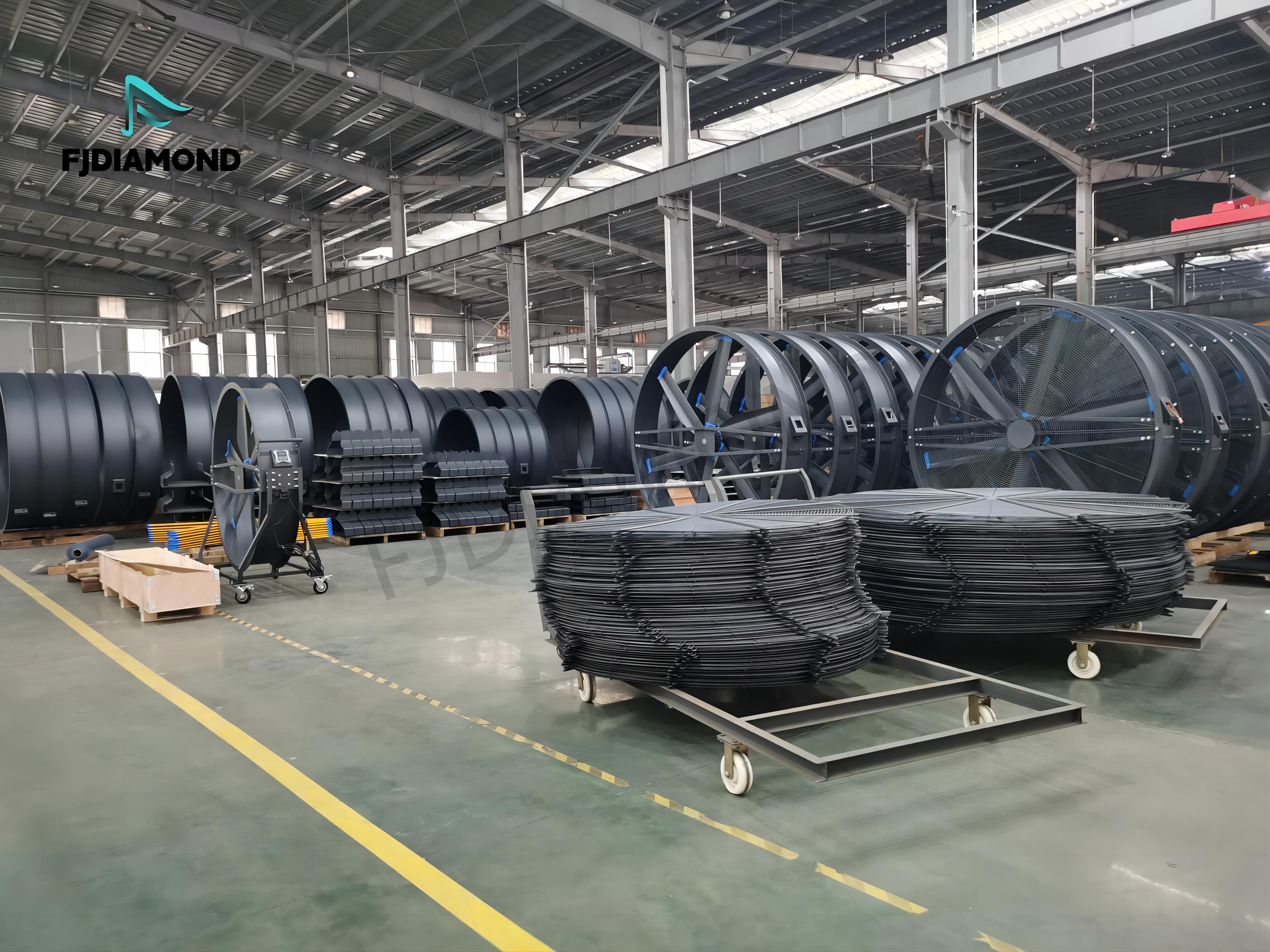 220V 80-Inch Quiet Pedestal Fan with 2000mm Aluminum Stand Movable Floor Fan for Gyms Restaurants Farms Manufacturing Plants factory