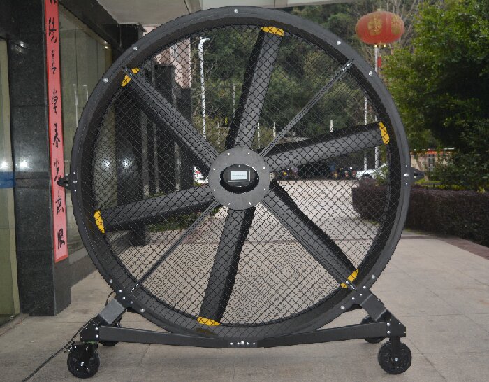 220V 80-Inch Quiet Pedestal Fan with 2000mm Aluminum Stand Movable Floor Fan for Gyms Restaurants Farms Manufacturing Plants details