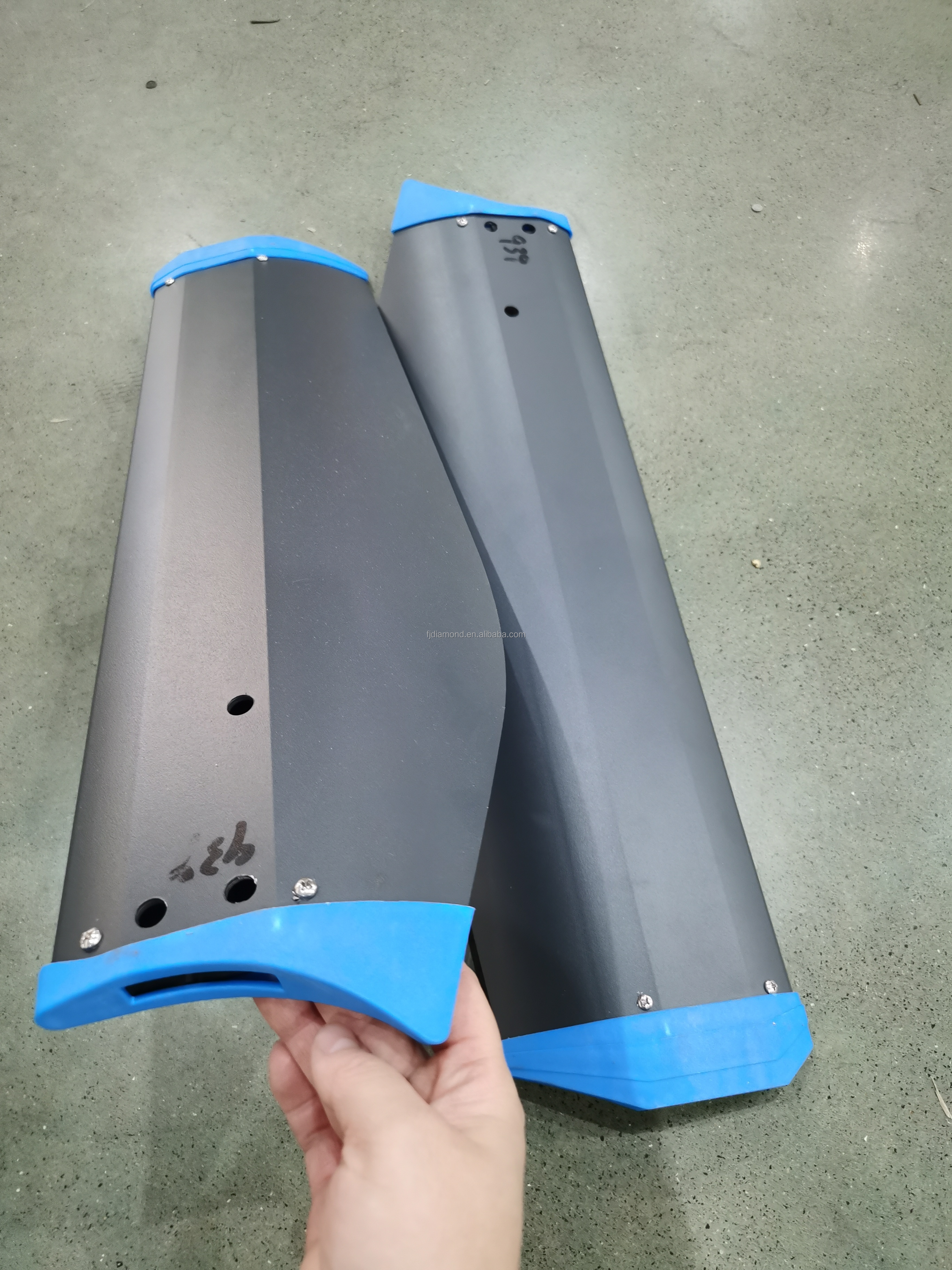 220V 80-Inch Quiet Pedestal Fan with 2000mm Aluminum Stand Movable Floor Fan for Gyms Restaurants Farms Manufacturing Plants manufacture