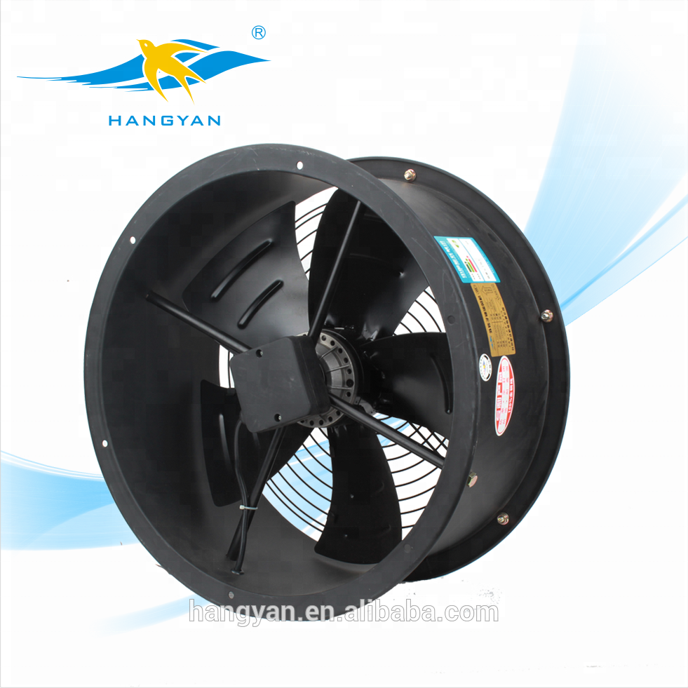 14" 380V 2500Rpm External Rotor Axial Flow Long Tube Vent Fan details