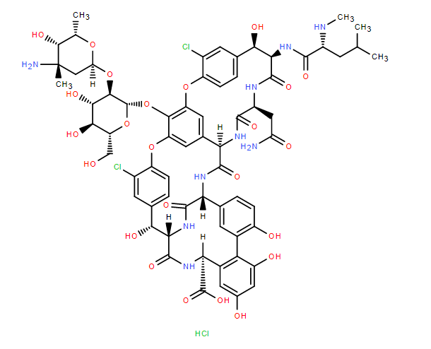 Vancocinehydrochloride CAS 1404-93-9 detaljer