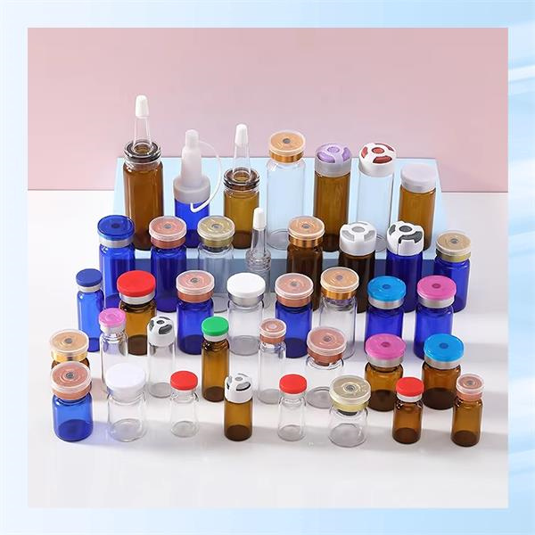 Reutilização de frascos de vidro com conta-gotas para cuidados com a pele em casa