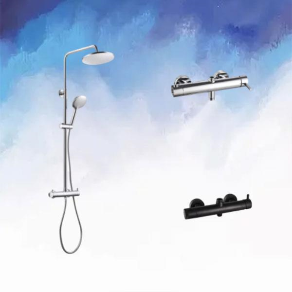 告辞 المفاجآت في تغيّر درجة حرارة ماء الدش باستخدام خلاط حراري