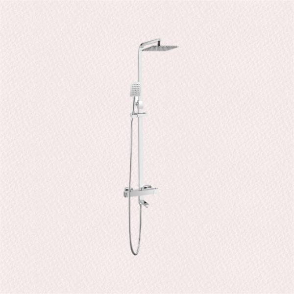 Effortlessly adjust your bath and shower temperatures with a sleek Black Thermostatic Bath Shower Mixer