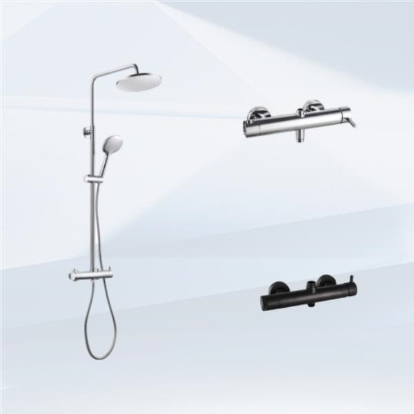 告辞 غيرتemperatureات درجات الحرارة للمياه مع شريط خلاط دش موثوق؟