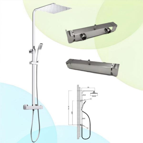 Mantieni il controllo della temperatura dell'acqua con un rubinetto termostatico