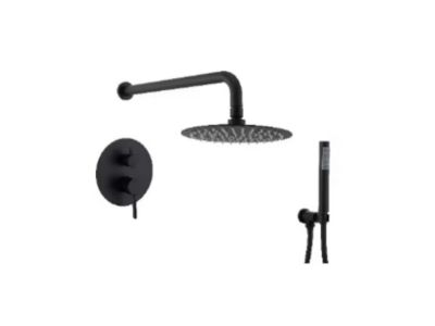 What kind of bathroom style is the hybrid wash basin faucet suitable for?