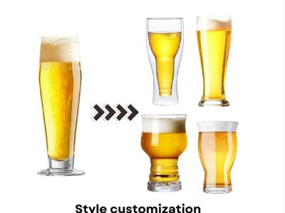 Custom Beer Glass Styles That Attract Bar Customers