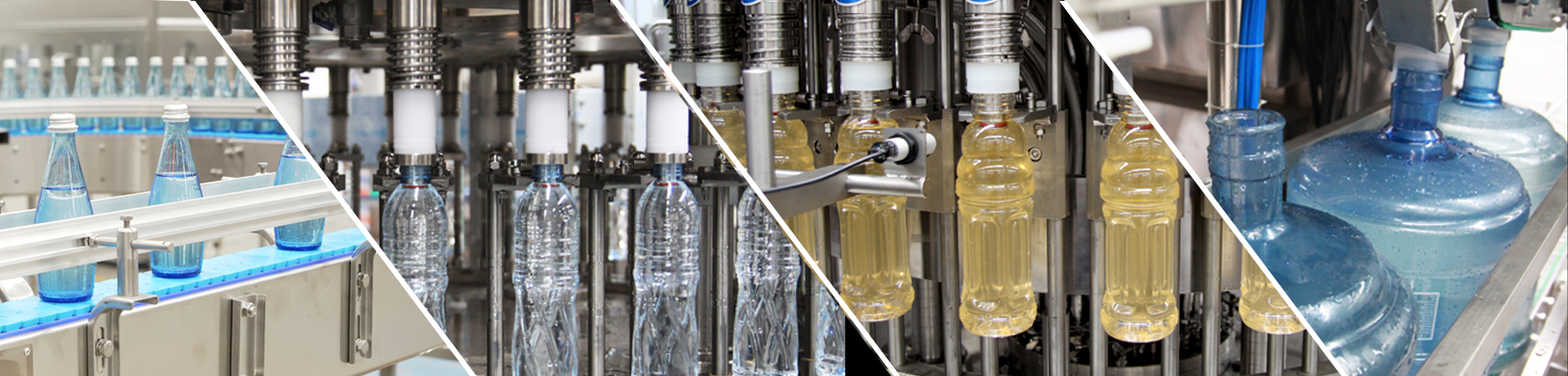 a complete oil filling labeling packing line was completed installed and tested running in sheenstar factory-0