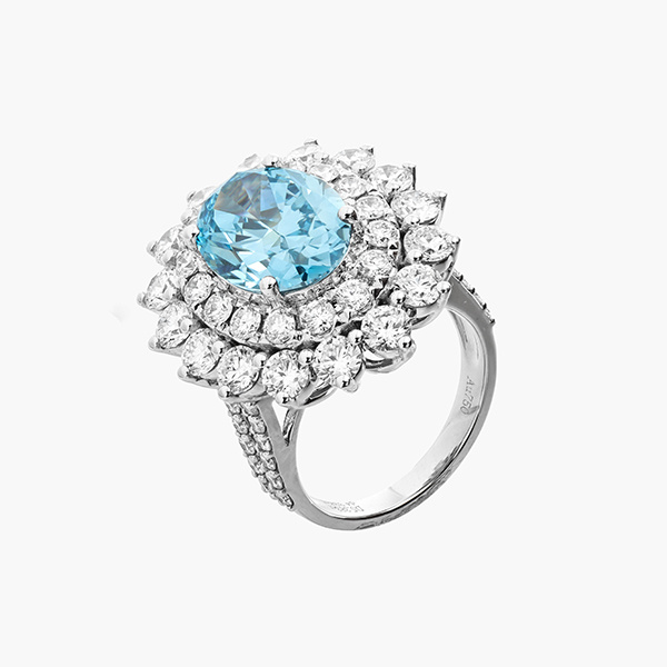 Подигнете своју колекцију лабораторијски узгајаним плавим дијамантним прстеновима