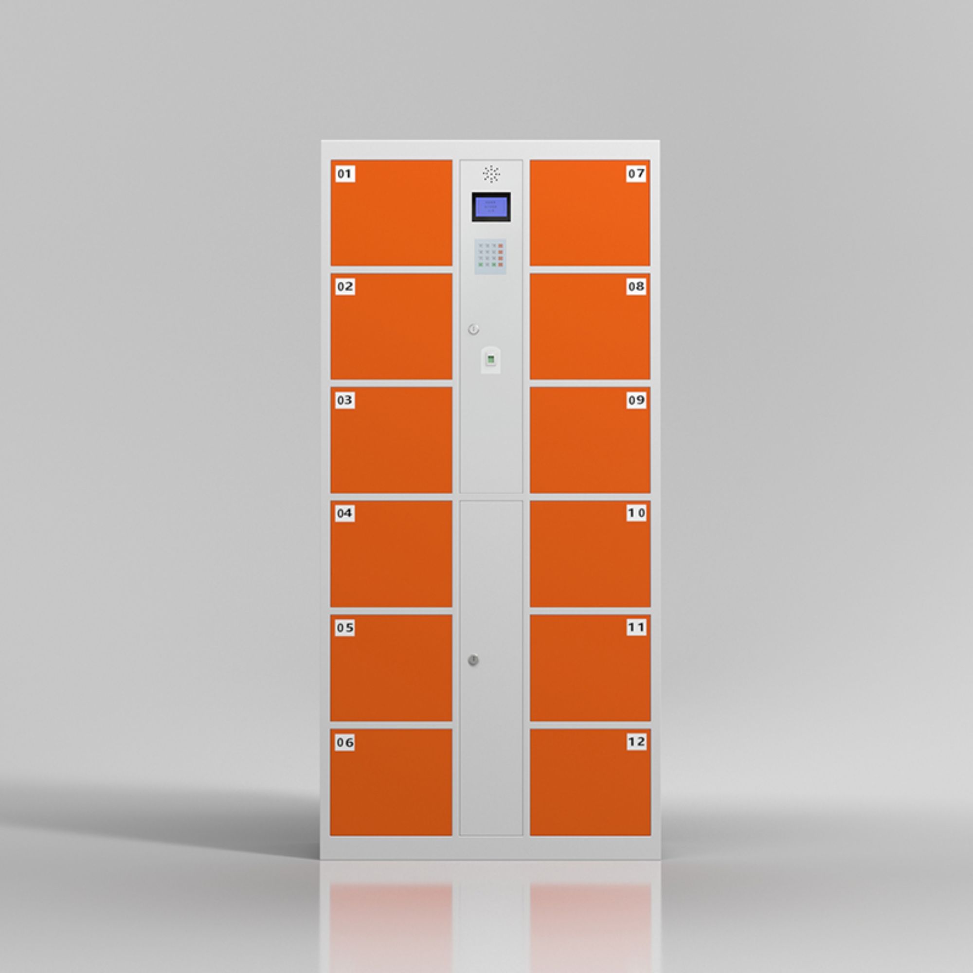 Customized fingerprint Face recognition Intelligent locker supermarket electronic storage cabinet cheap price PIN code locker