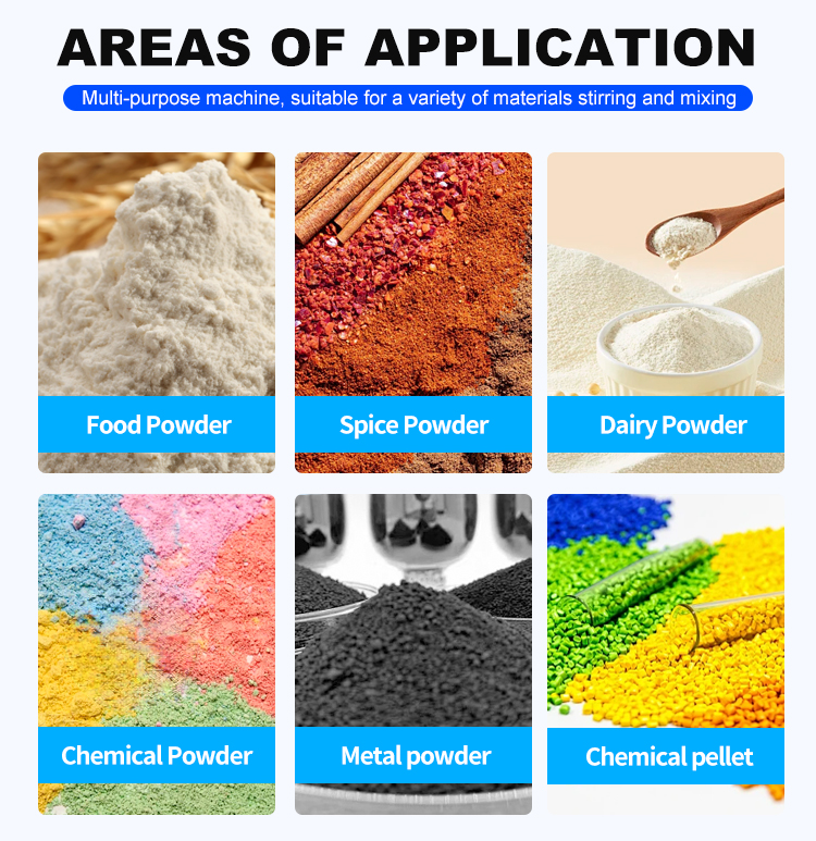 Carbon Steel Powder Drum Mixer For Plastic Herbal Powder W Cone Blender Drum Mixer On Sale manufacture