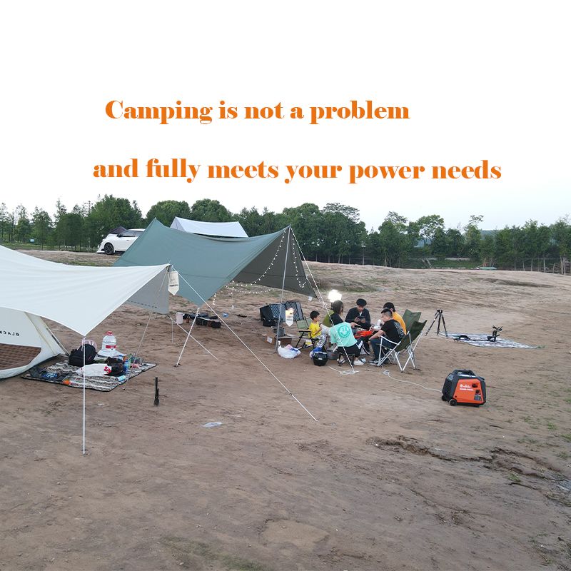 Nyder stille drift med en gasgenerator