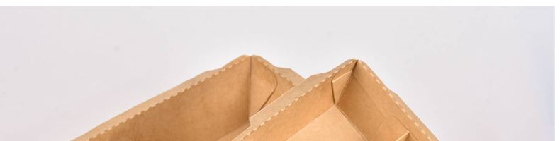 Two compartment lunch box with clear PET lid FOR take away food supplier