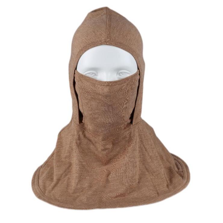 ATI-FIRE EN Brown Fireman Hood Full Face Balaclava Fire Retardant Masker pelindung pemadam kebakaran balaclava