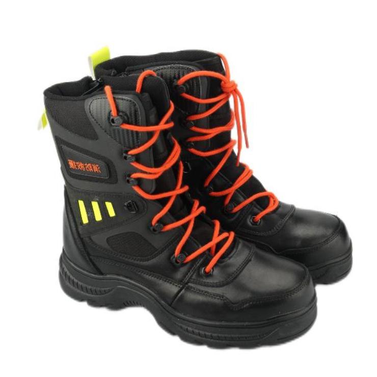 ATI-FIRE MT Steel Cap Steel Midsole Emergency Fire Fighter Stivali tal-ġilda