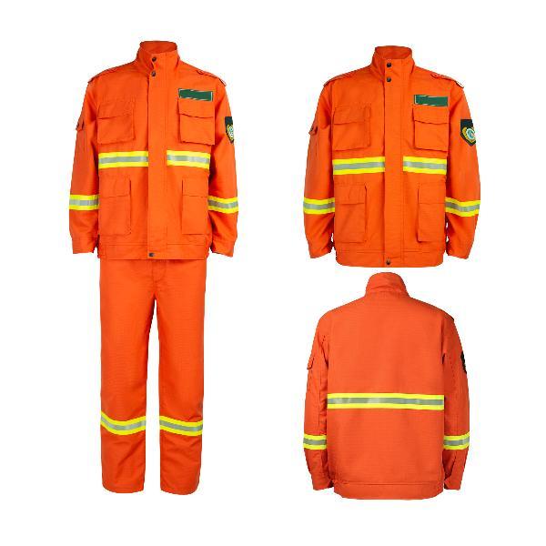 ATI-FIRE FR Cotton Fireman Uniform Rescue Suit Wear resistant and Waterproof 9029-4