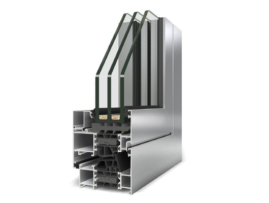 Minglei German standard aluminum tilt and turn passive window triple pane windows manufacture
