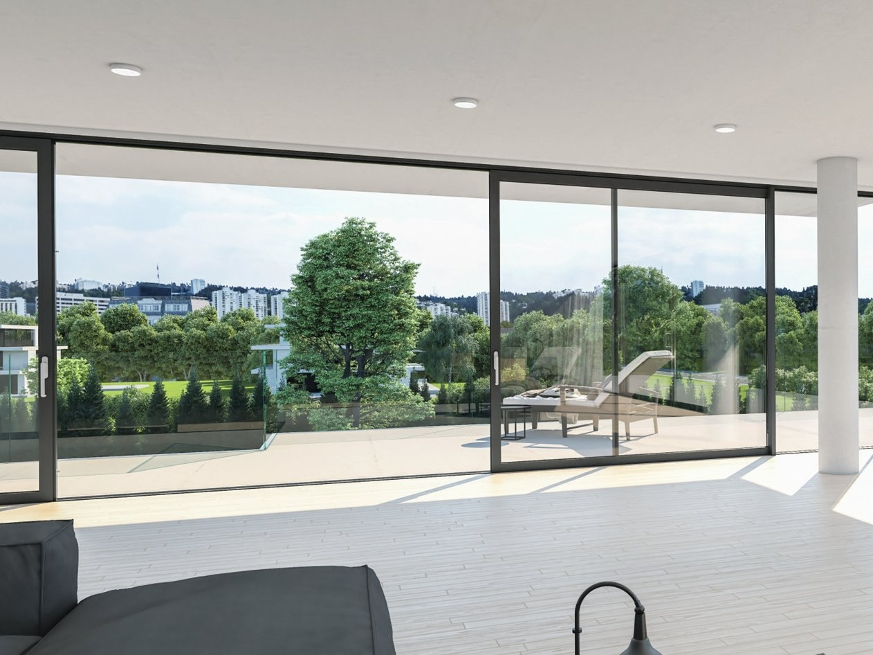product minglei aluminum triple panes lift and slide doors and windows stacking patio glass door-8
