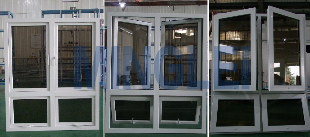triple glass pvc upvc doors and windows casement window for bedroom-2
