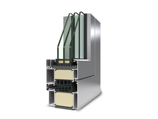 Minglei German standard aluminum tilt and turn passive window triple pane windows manufacture