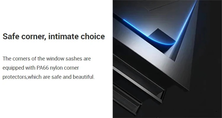product customizable triple glazed windows interior aluminium thermal break casement windows with grilles-11