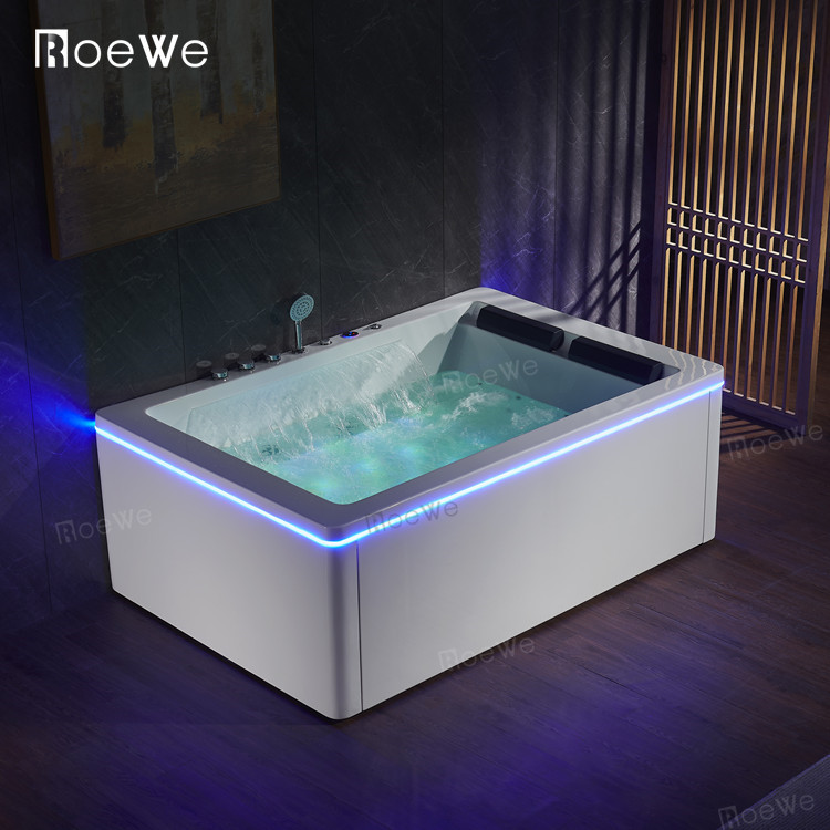 Air jets hot tub spa bathtubs whirlpools with light belt on skirt ...