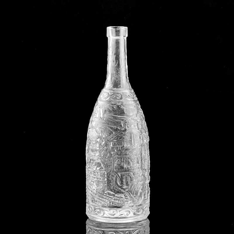 800ml kivájtott vodka üveg