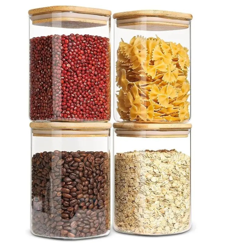 四角形ボロシリケート瓶