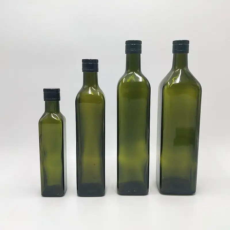 בקבוק שמן זית מרובע